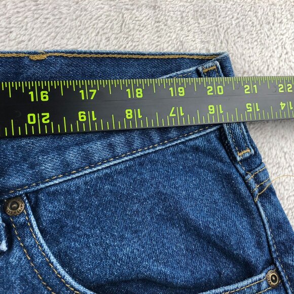 Carhartt Mens Workwear Jeans Size 42x30 B18 DST Traditional Fit Irregular Blue - Picture 4 of 16